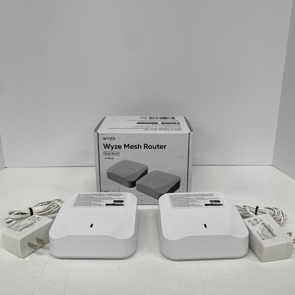 *PRE-OWNED* WYZE Mesh Router 2 pack *See Description* - Picture 2 of 4